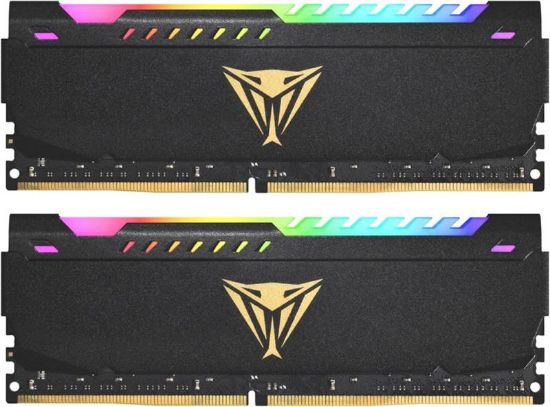  Зображення Модуль пам`яті DDR4 2x8GB/3200 Patriot Viper Steel RGB Black (PVSR416G320C8K) 